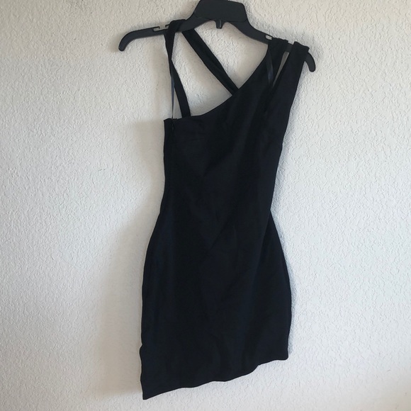 h:ours Jux Mini Dress in Black XXSMALL - Picture 3 of 9